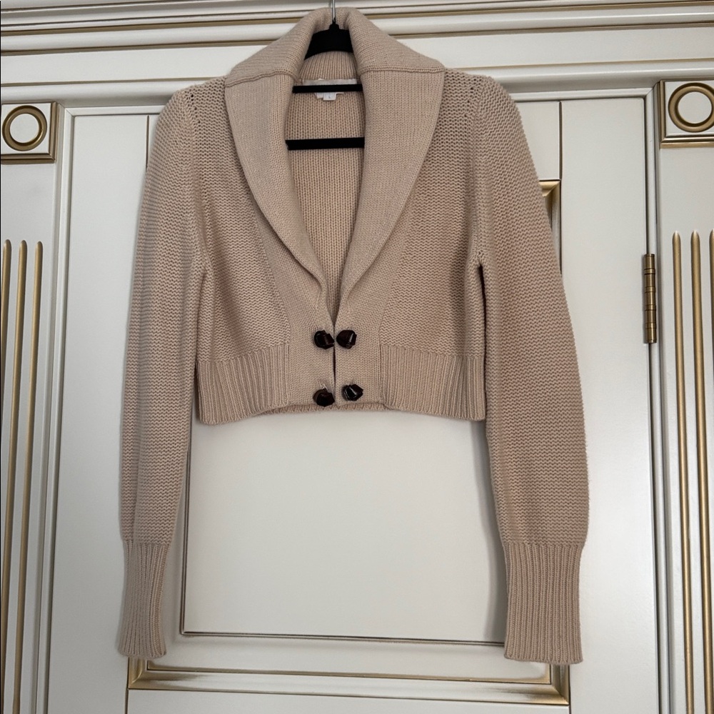 Alexander Wang Cashmere Cropped Sweater Size L - Picture 7 of 11